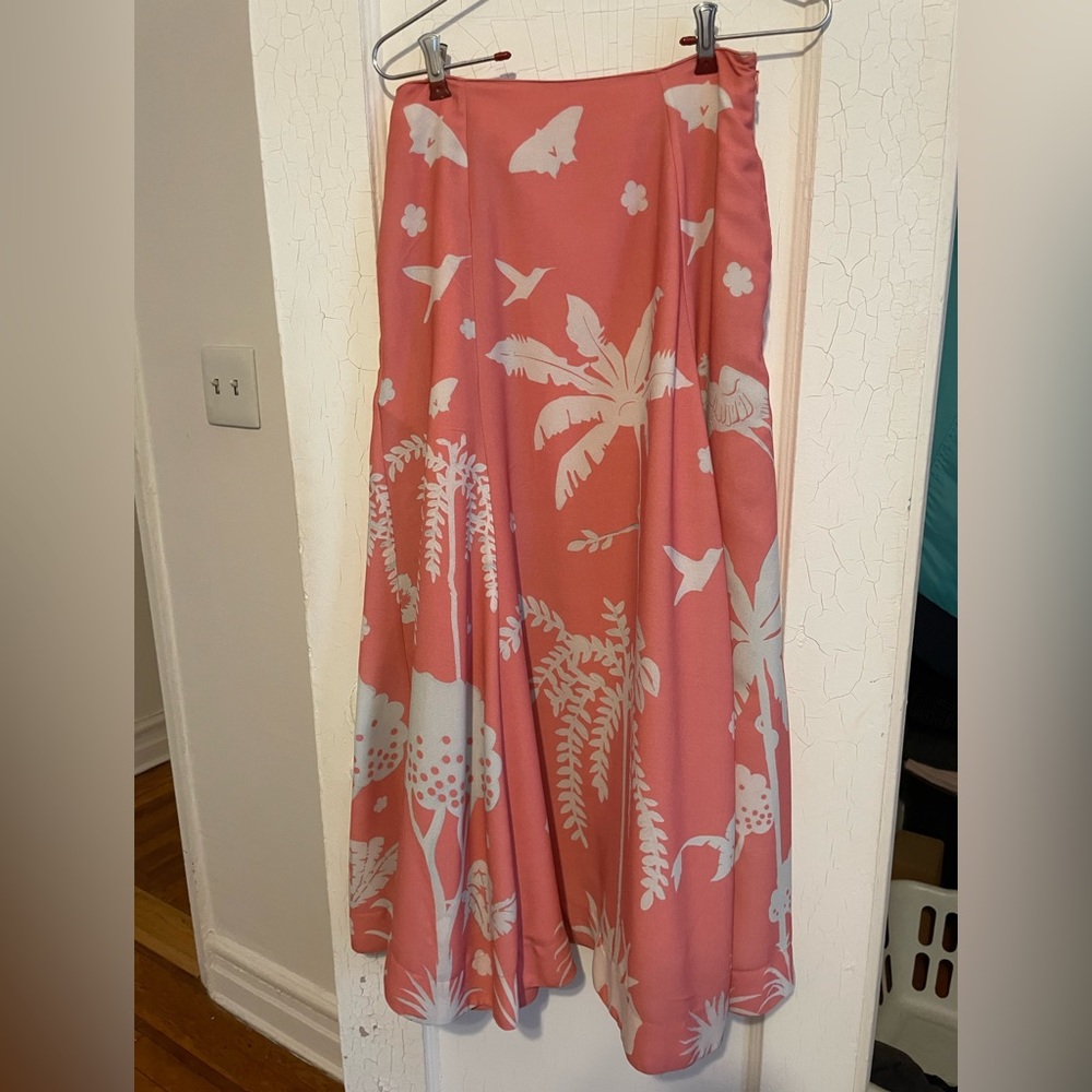 Pink and White Anthropologie Skirt. Size XS.